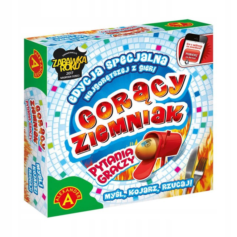 Imprezowa Planszówka Zręcznościowa rodzinna Gra Planszowa Gorący Ziemniak