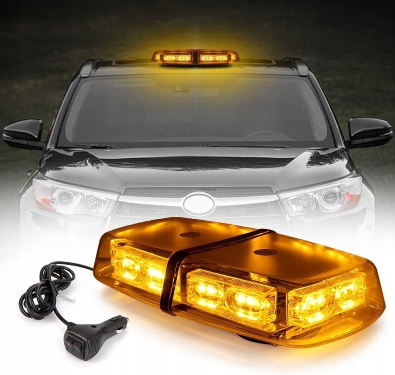 Výstražná Led Světla Blikající Stroboskopické Výstražné Světlo 72LED