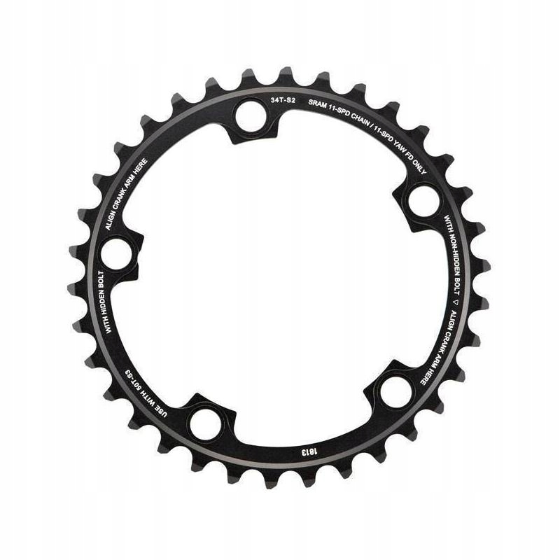 Sram Převodník Road 110 Bcd 34 zubů černá (11s)