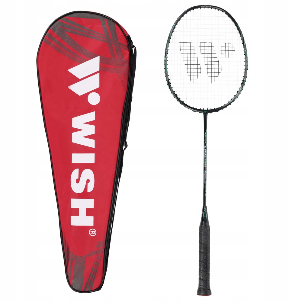 Profesionální badmintonová raketa Grafitová v obalu Wish