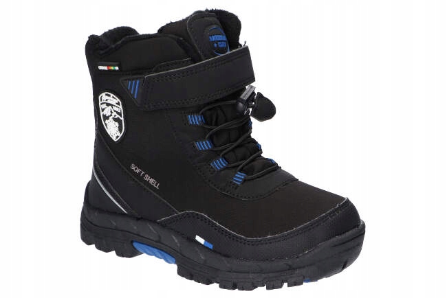 

American HL24 Trapery Buty Zimowe Dziecięce B/b 35