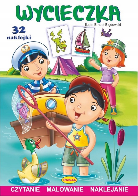 

Wycieczka, Kolorowanka Z Naklejkami A4