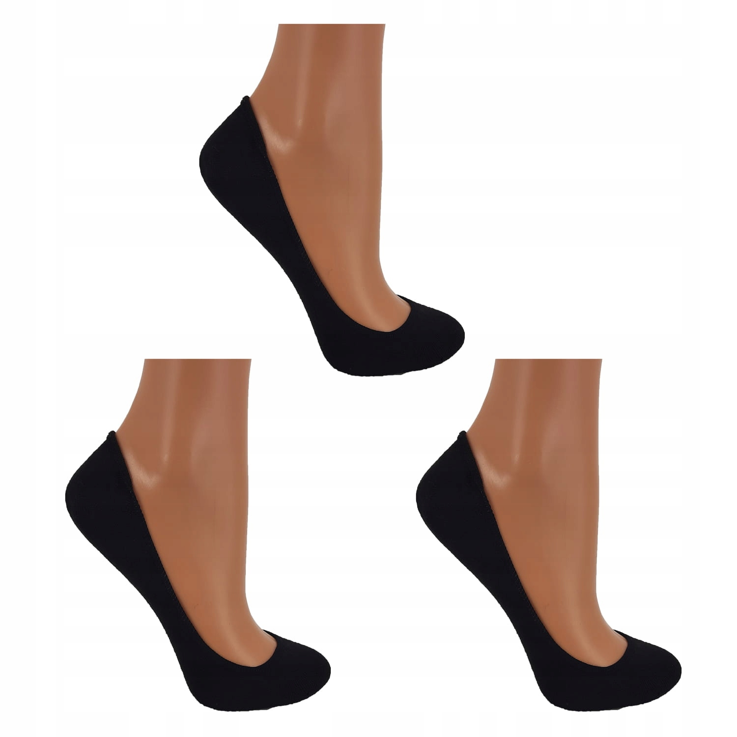 

3x Stopki Balerinki Mini Damskie Bambusowe 38-42
