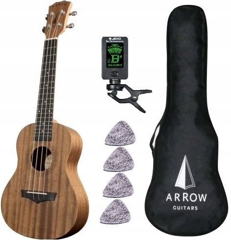

Arrow MH10 Ukulele Koncert Pokrowiec Tuner Kostki