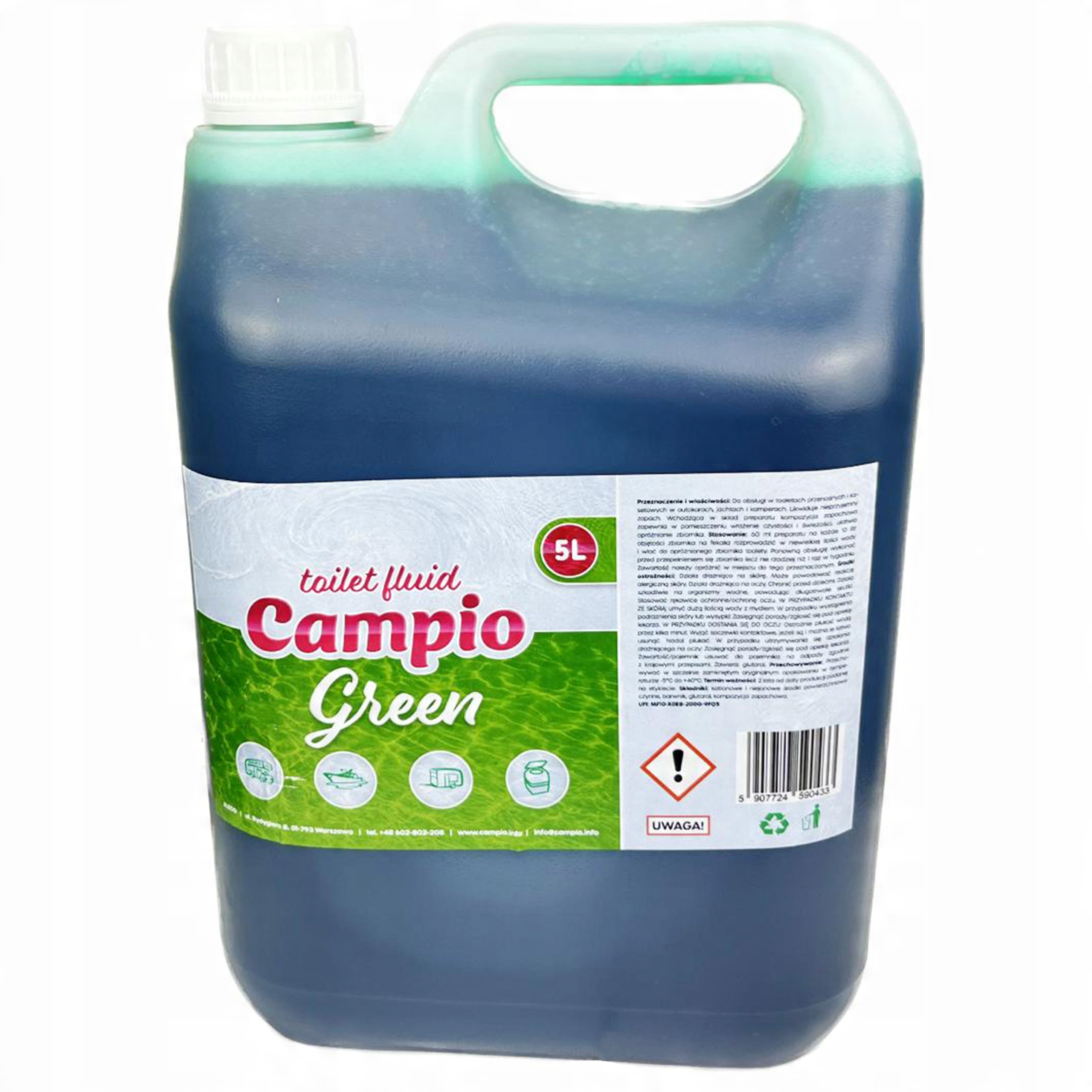 

Płyn Do Toalet Turystycznych Toilet 5L Green XL