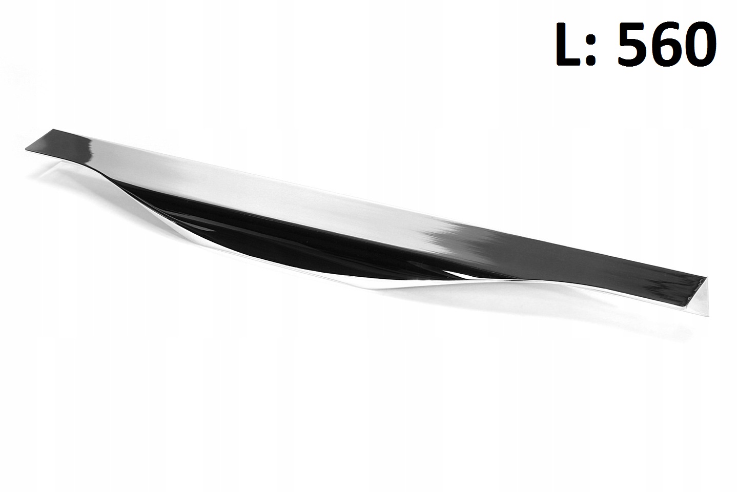 

Uchwyt meblowy krawędziowy Łeska Chrom L560