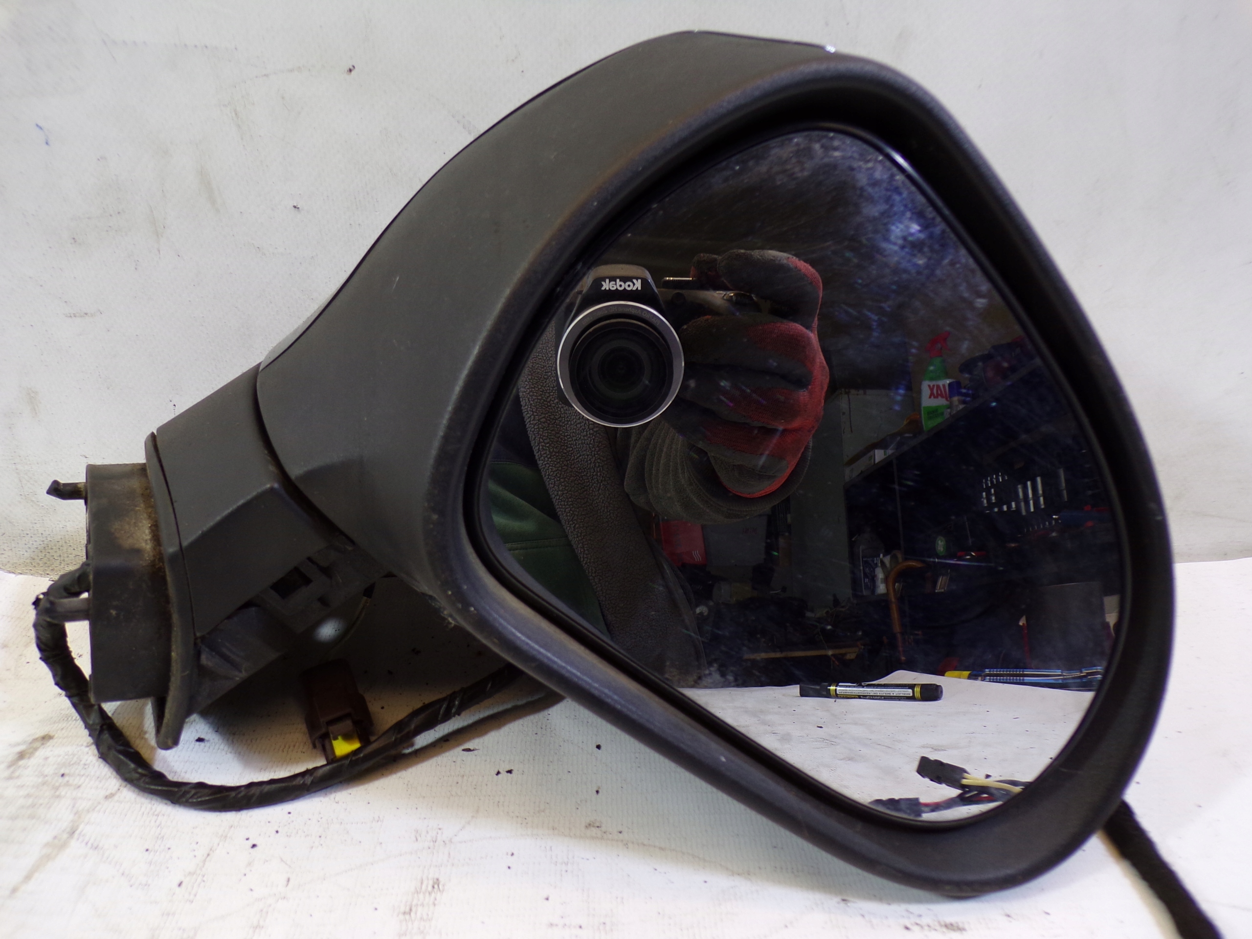 mirror right PEUGEOT 207 5 + 6 PIN colour EZQC