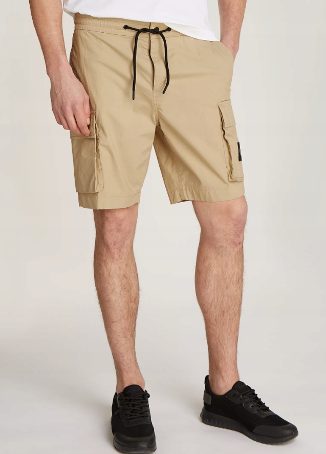 Calvin Klein pánské cargo šortky béžové vel. 34 L
