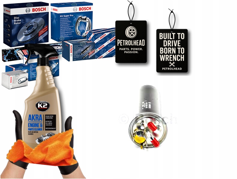 Palivový Filtr Vw A6 2,7-3,0TDI Bosch #Petrolhead Pro+ Kit12