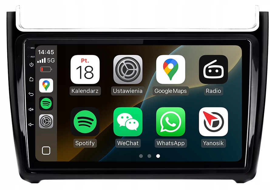 Vw Polo 2009-2017 Radio Nawigacja Android Auto Apple Carplay Duduauto