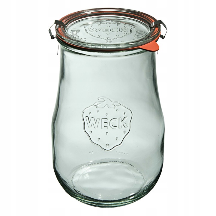 Zavařovací Sklenice Tulip s těsněním a uzávěry 1750 ml Weck 4 ks