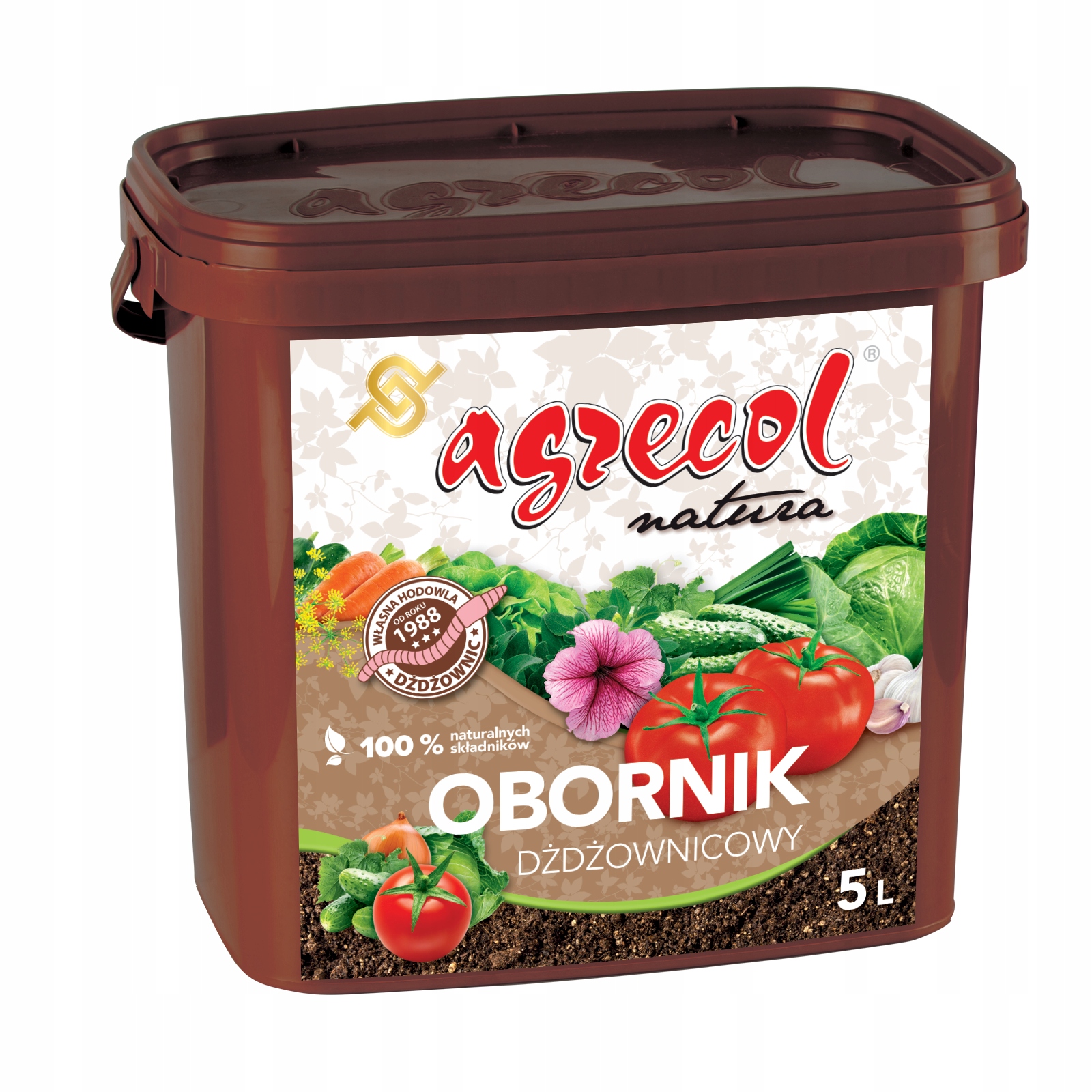 

Humus Nawóz Obornik Z Dżdżownic Kalifornijskich 5L