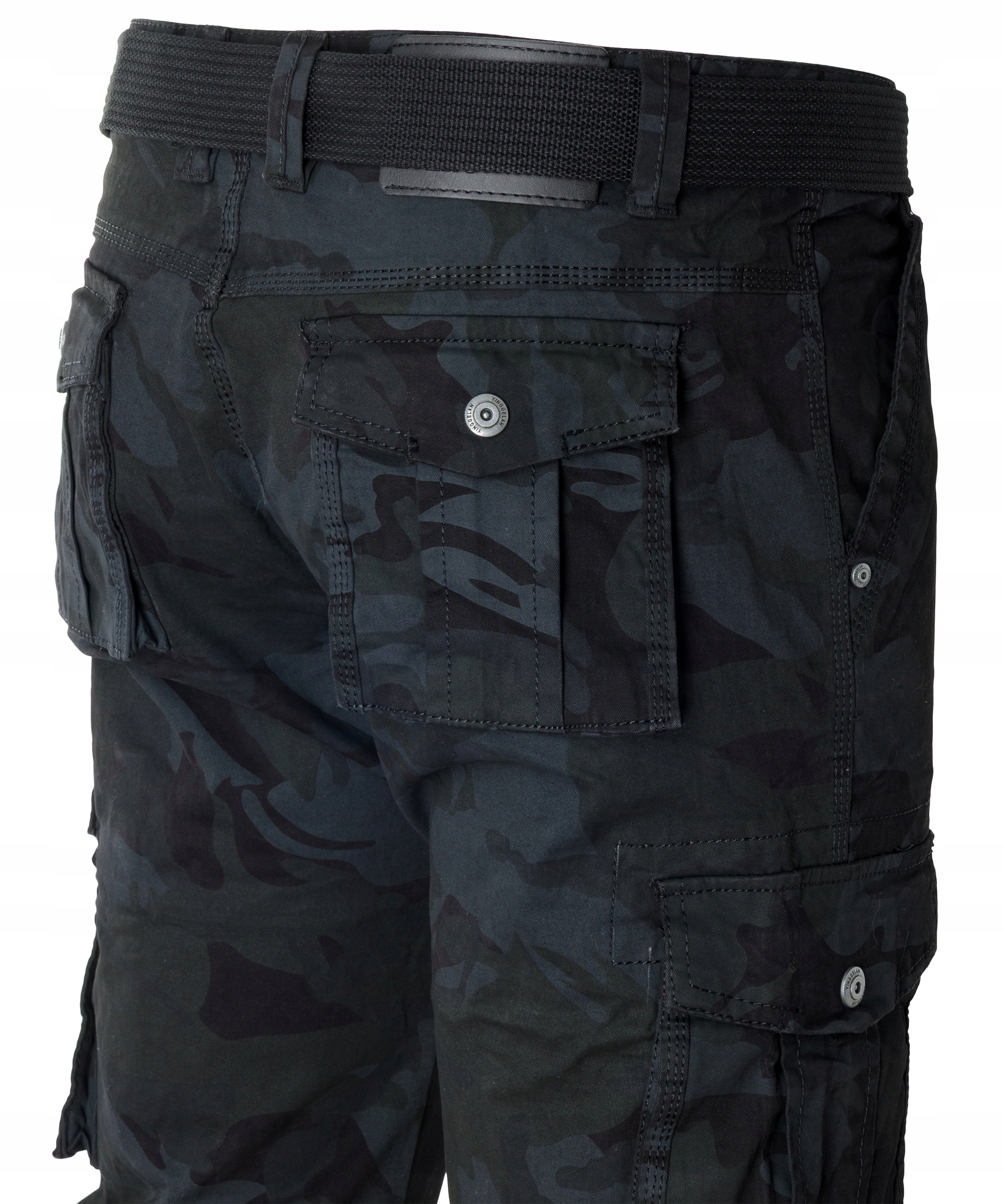 kapsáče Maskáčový Bavlněné černé maskáčový Iteno Pásek Bonus W40