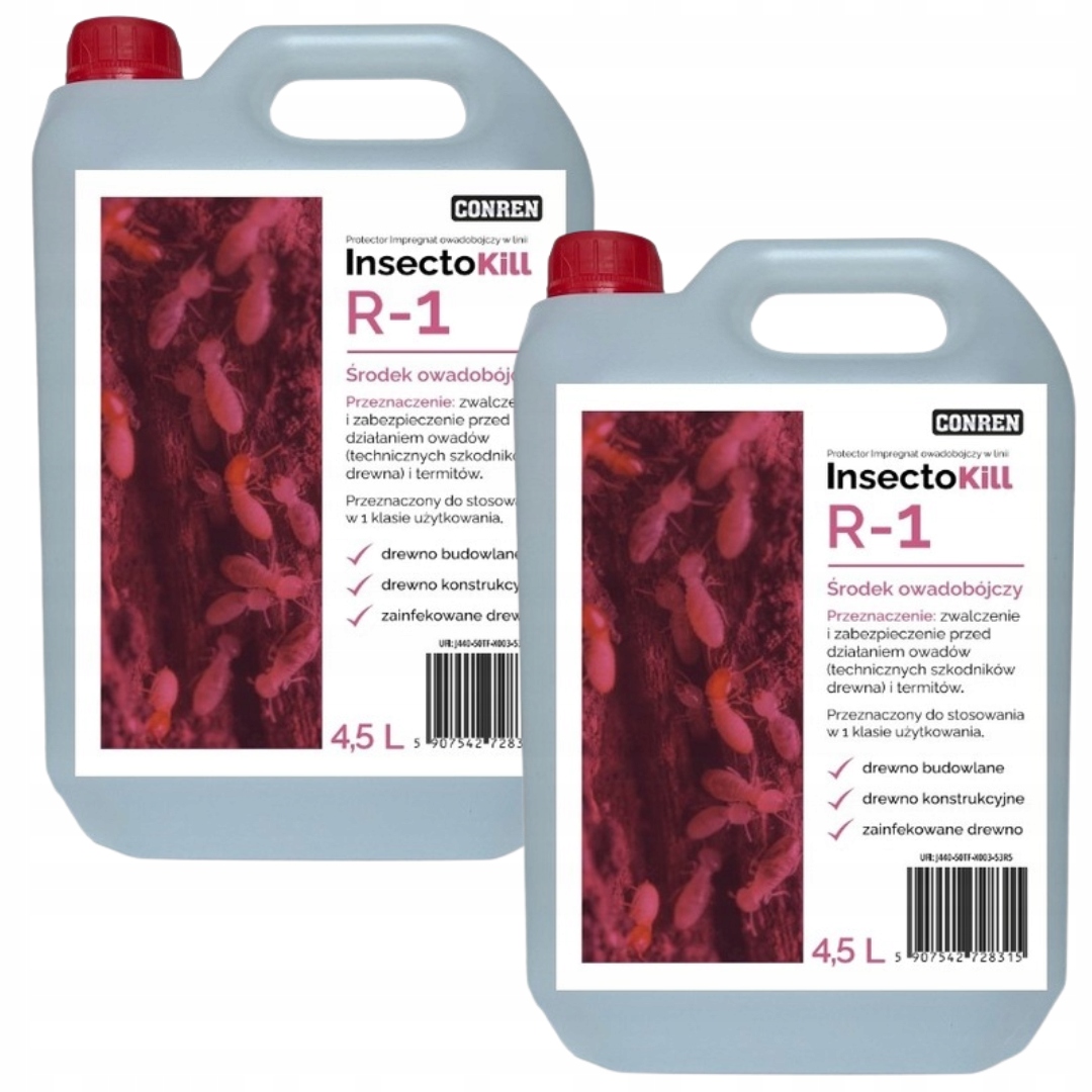 Sada 2 Kusů Conren Protector Insekticid Insectokill R-1 4,5L