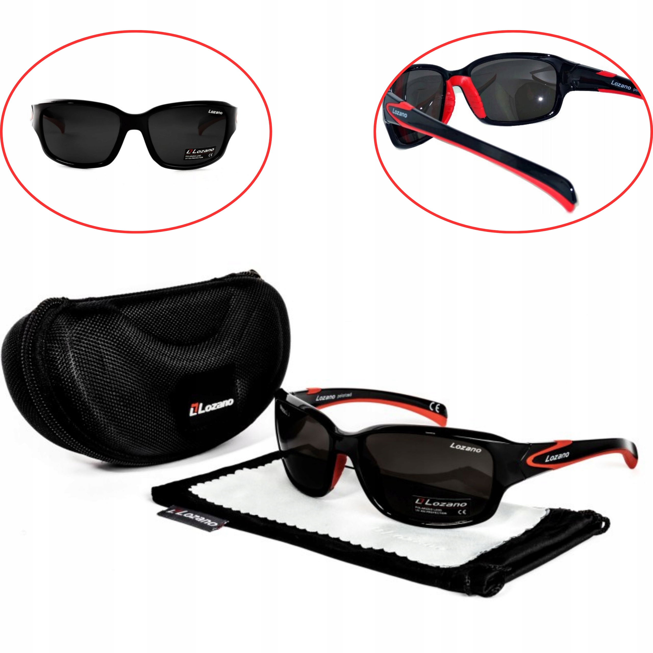 Pánské Polarizační Brýle Na Loď Ochrana Před Uv Zářením Pouzdro Lozano