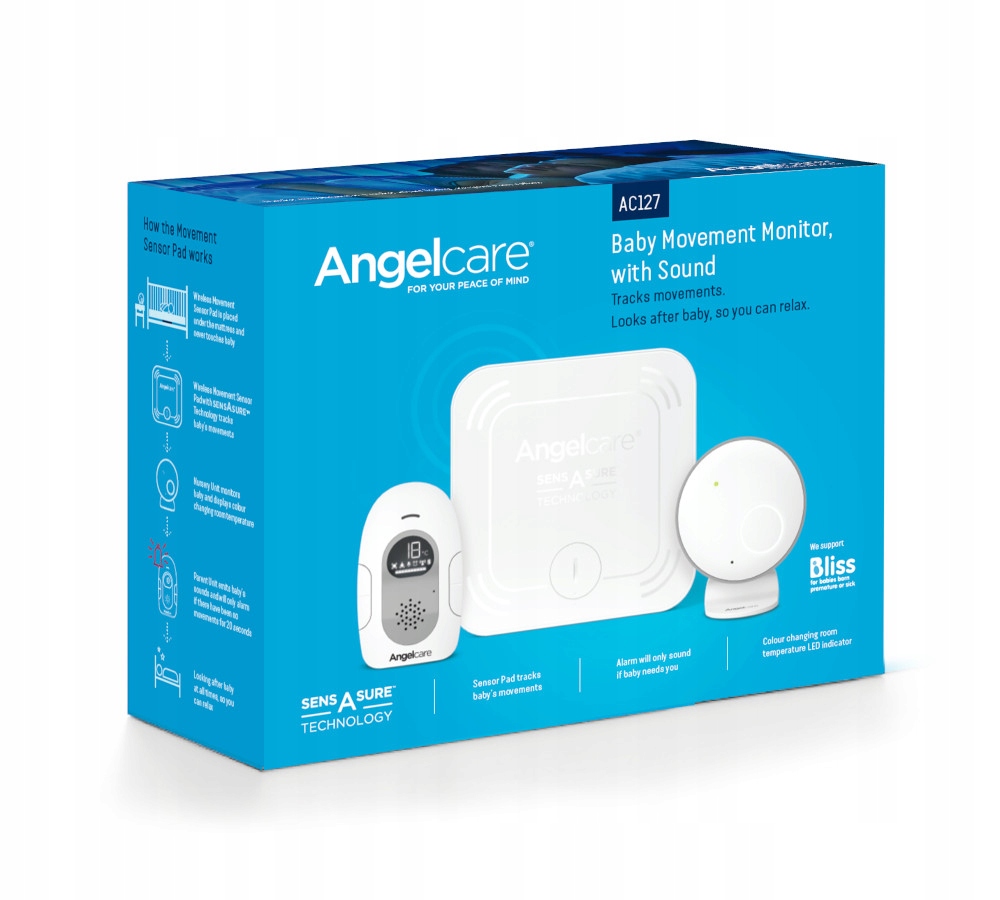ANGELCARE детский монитор AC127 датчик движения бренд Angelcare