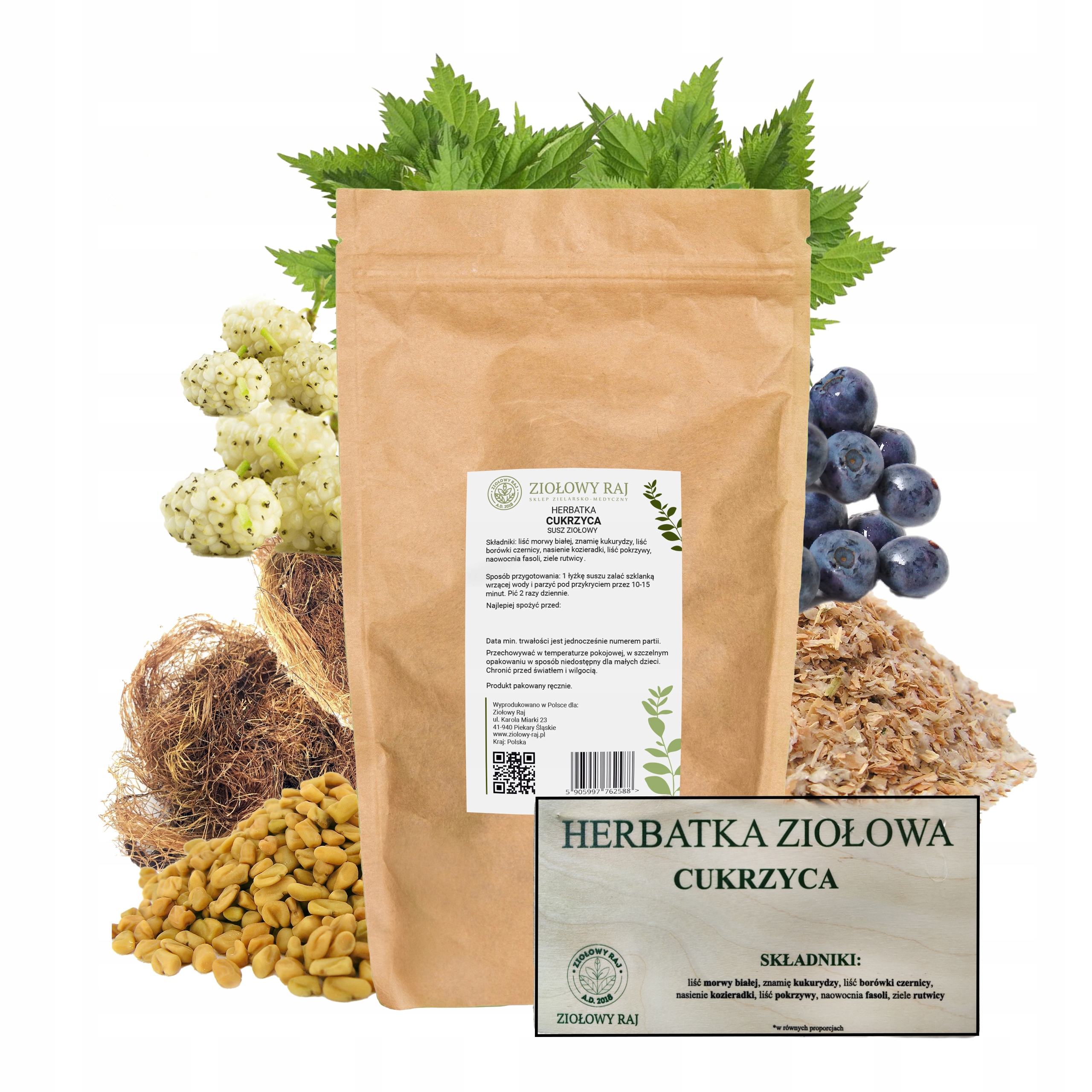 Bylinky na cukrovku 1000 g Cukrovka Cukr Inzulínová rezistence pro diabetiky