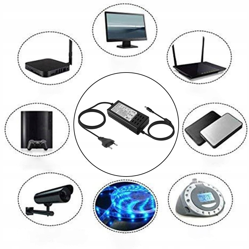 Adapter DC24V 6A US EU wtyczka 150W Kod producenta dc