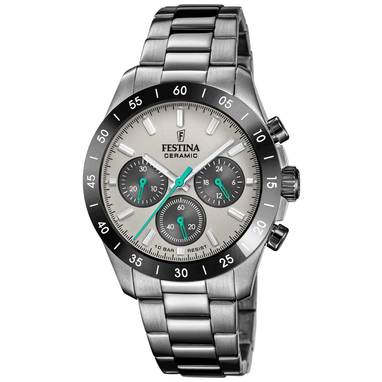 Pánské Hodinky Festina F20703-1 stříbrný náramek
