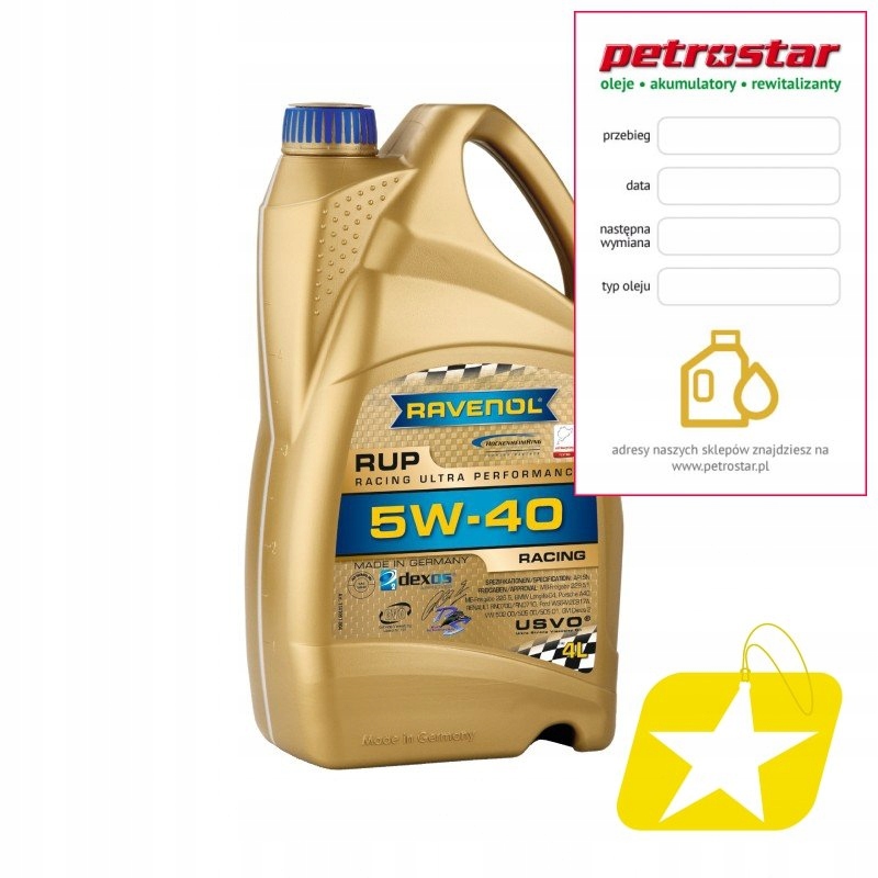 Ravenol Rup Racing Ultra Performance 5W40 Usvo 4L