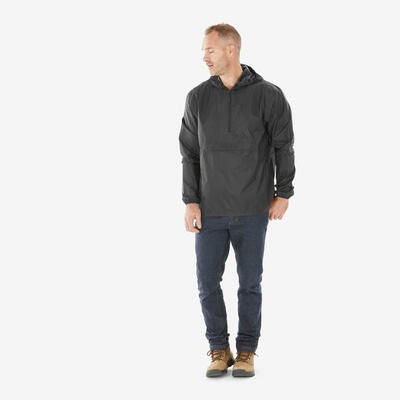 Kurtka turystyczna męska Raincut suwak pod szyją r.48 XL czarna