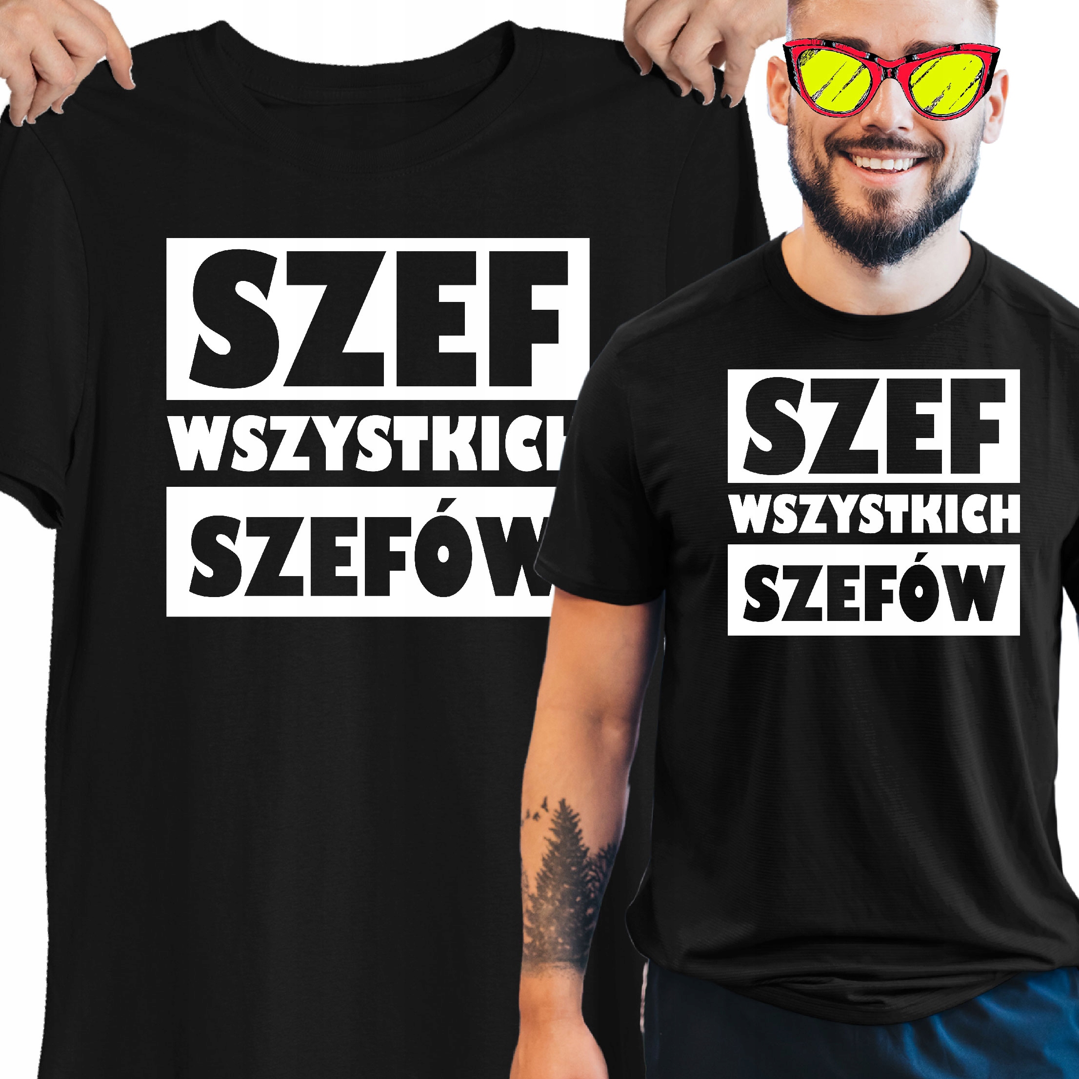 

Zabawna Koszulka Szef Wszystkich Szefów Boss