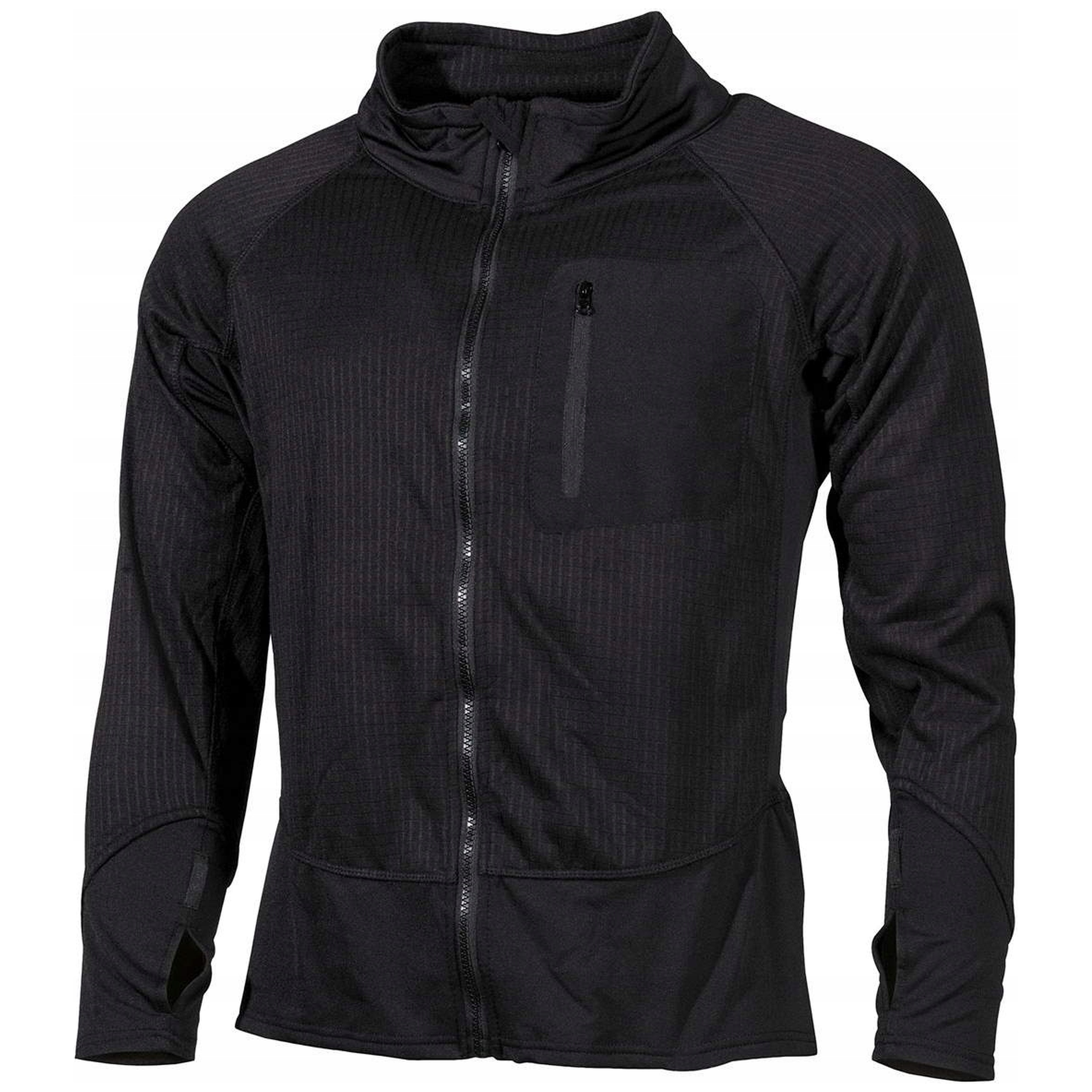 Mikina Termoaktivní podšívka Tactical Černá Velikost M Na Outdoor Na Výlet