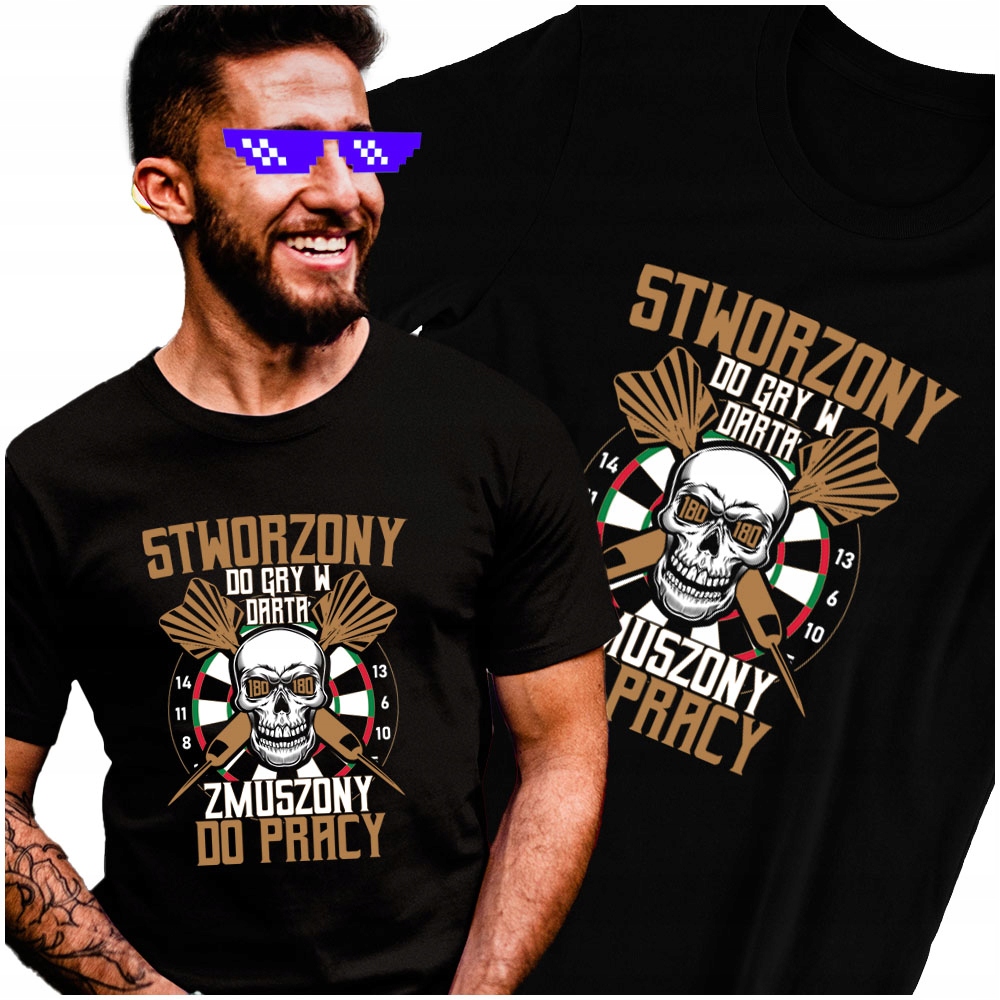

Koszulka Gra W Darta Zmuszony Do Pracy Święta XL