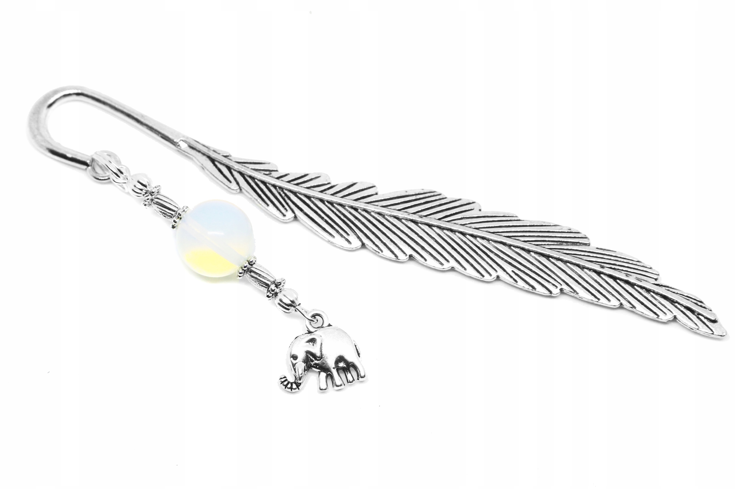 ZAKŁADKA DO KSIĄŻKI słoń NA SZCZĘŚCIE opalit