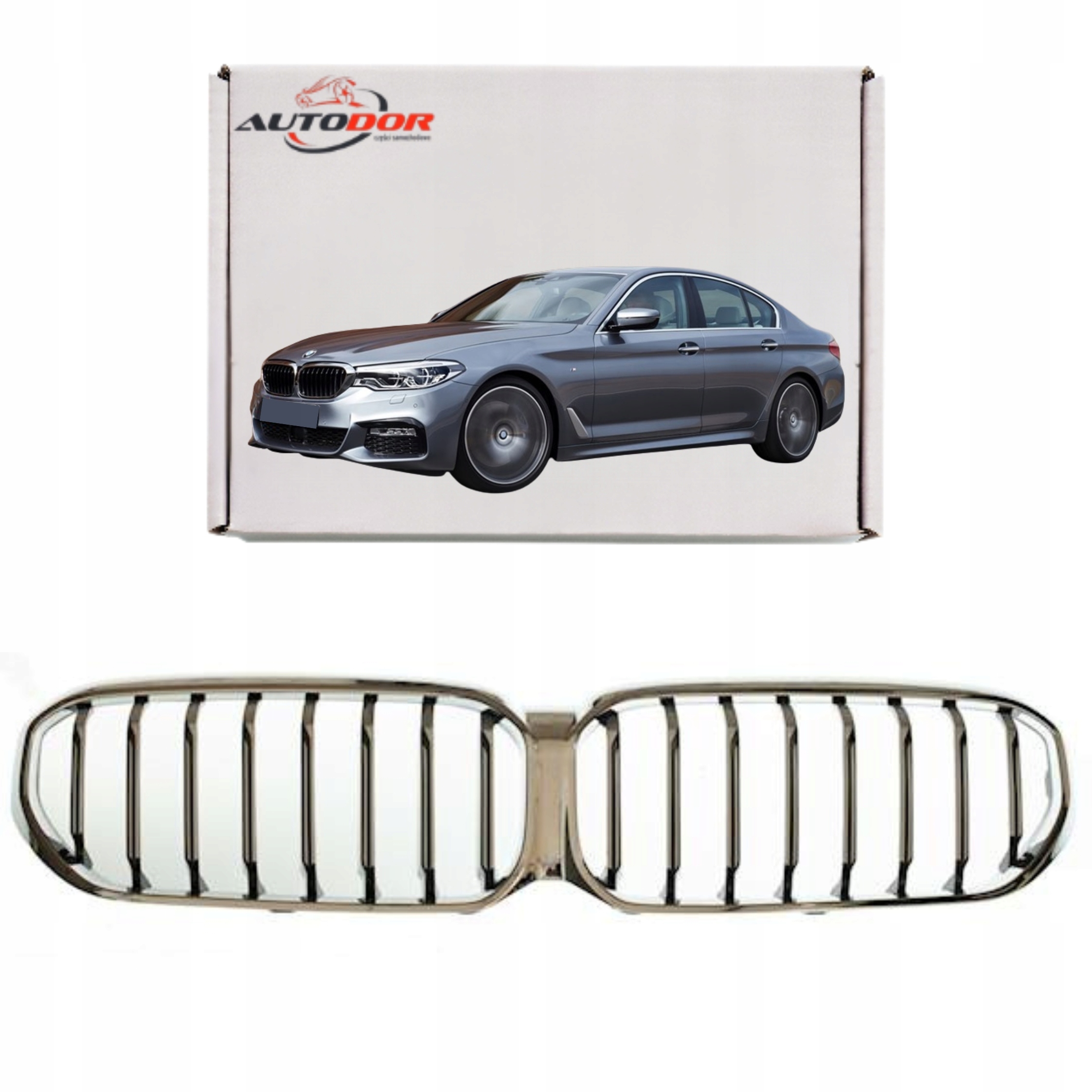 Bmw 5 G30 2017- LCI Gril Přední Atrapa Bez Otvoru Pro Kameru 51129852283