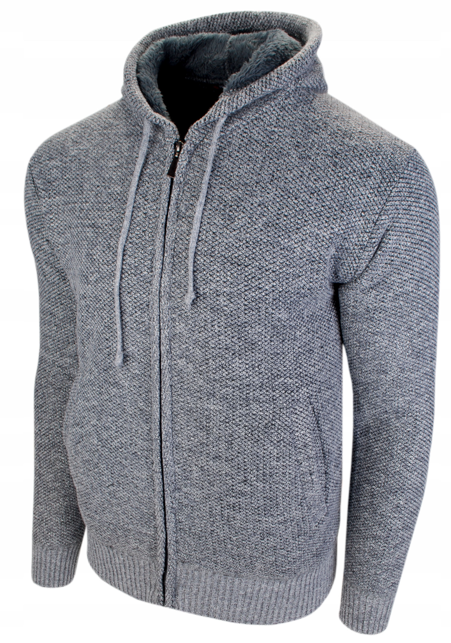 

3XL- Sweter -bluza Wzór Norweski Na Futerku