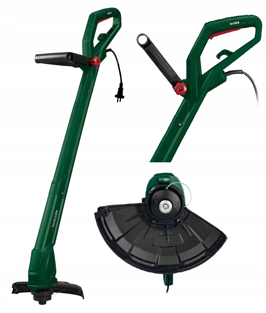 Lekka Podkaszarka Elektryczna Kosa Wykaszarka Do Trawy 300W Parkside