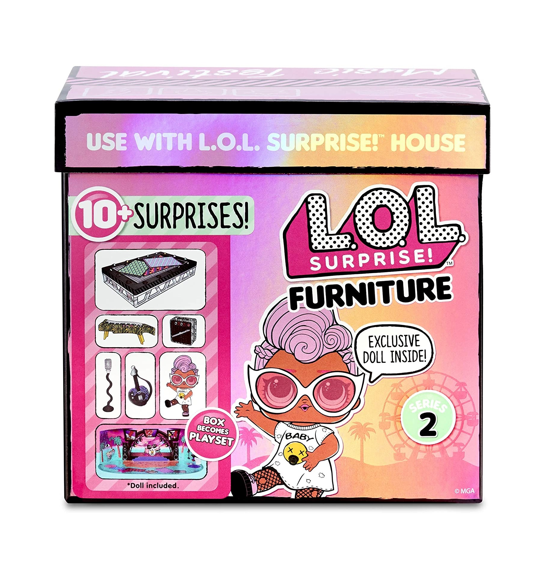 LOL SURPRISE MEBELKI SCENA FESTIWALOWA LALKA Grunge Grrrl L.O.L. Furniture