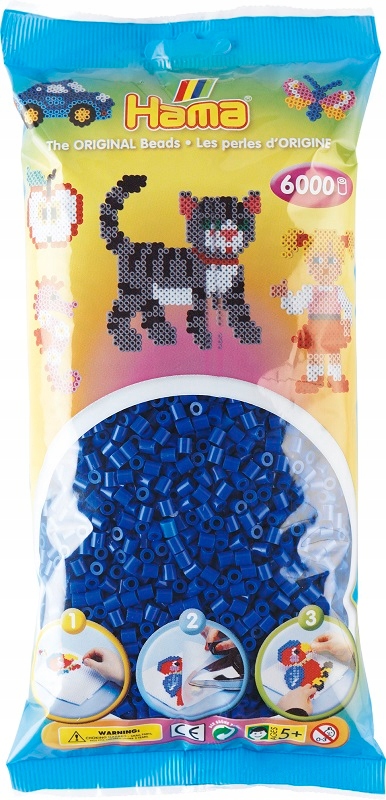 

Hama MIDI 20508 Koraliki Niebieskie 6 Tys