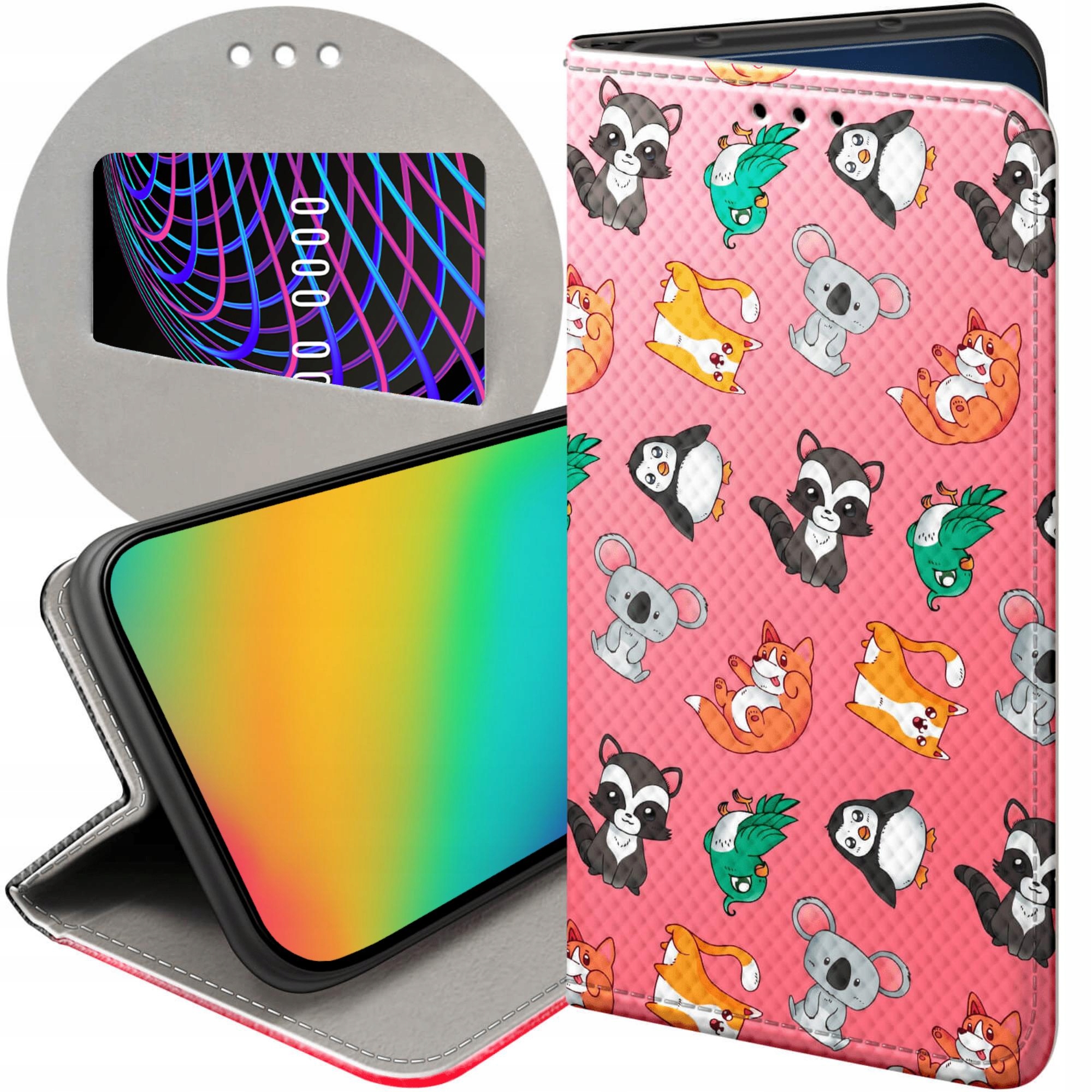 Etui Z Klapką Do Honor MAGIC7 Pro Kreskówki Bajki Filmy Animowane