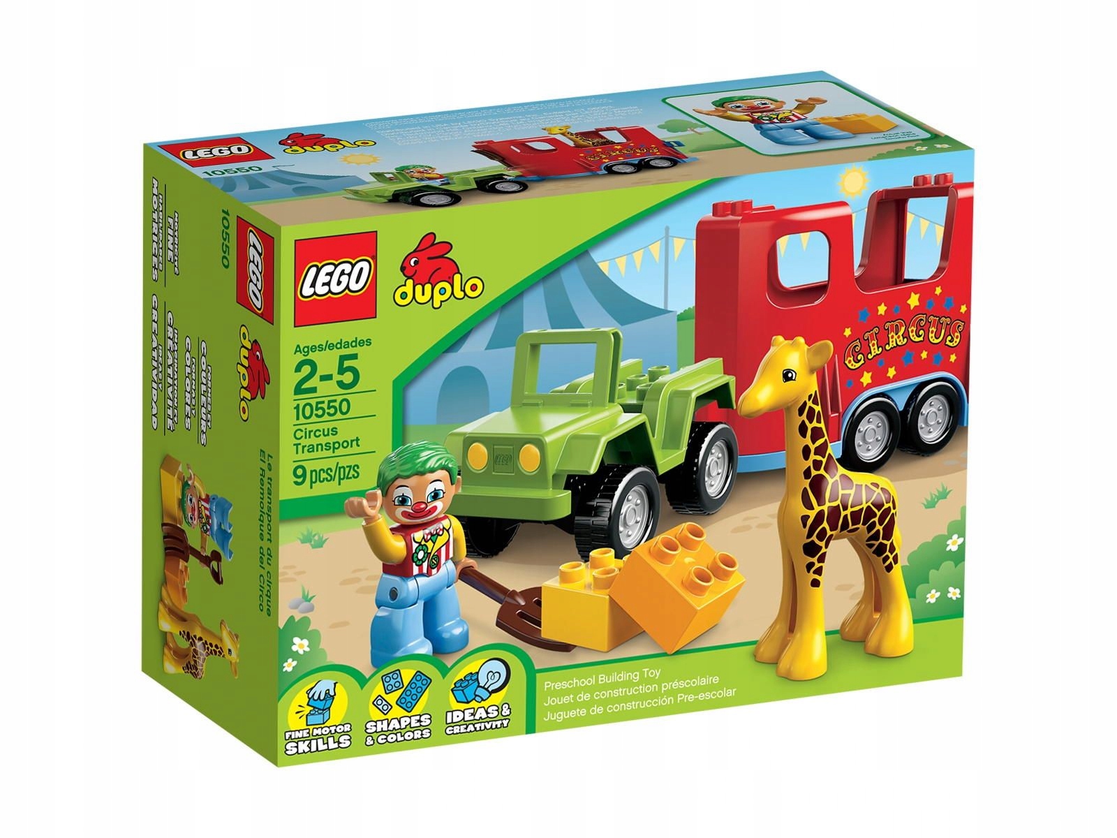 Lego Duplo 10550 Pojazd cyrkowy