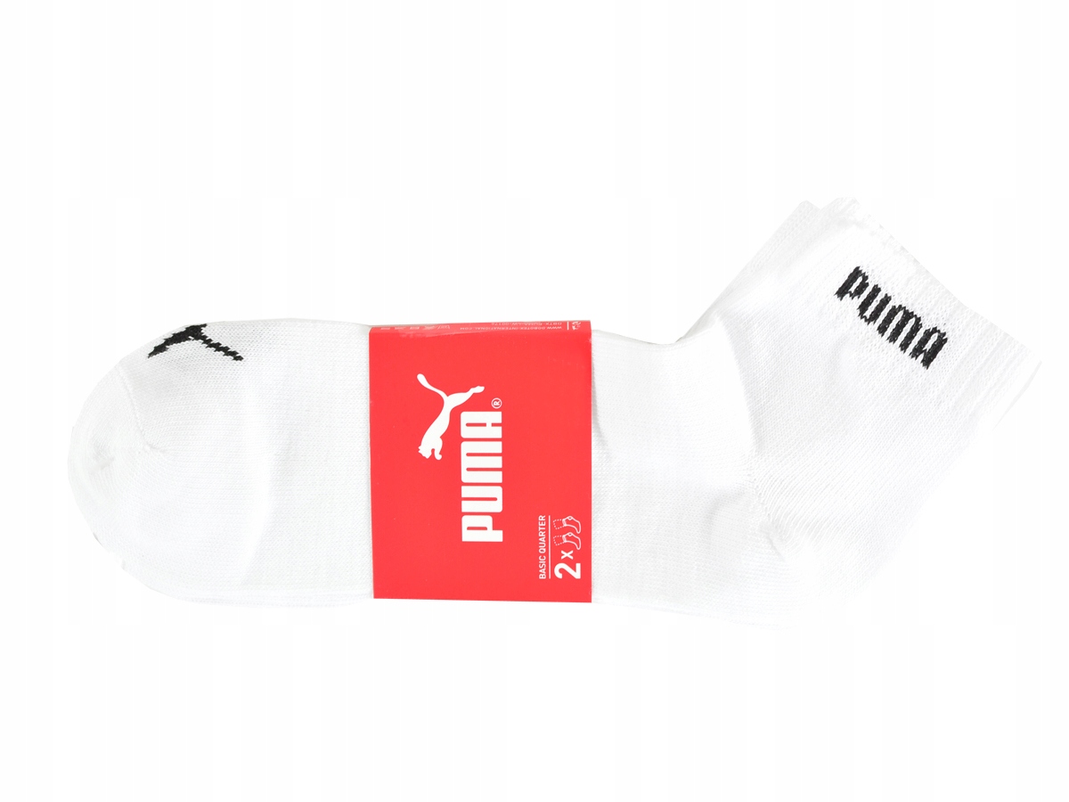 

Puma Skarpety Zakostki Białe Quarter 3par 39/42