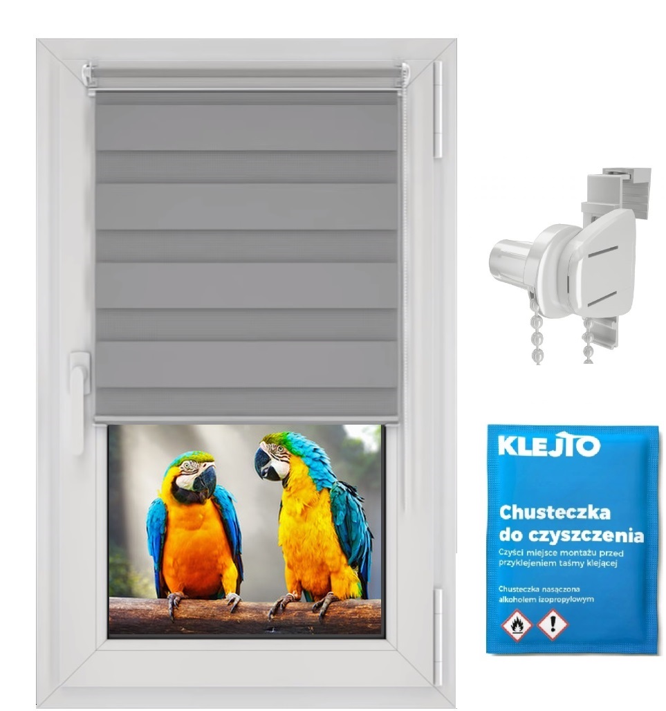 

Roleta Dzień Noc Komplet Prowadnice 104x140