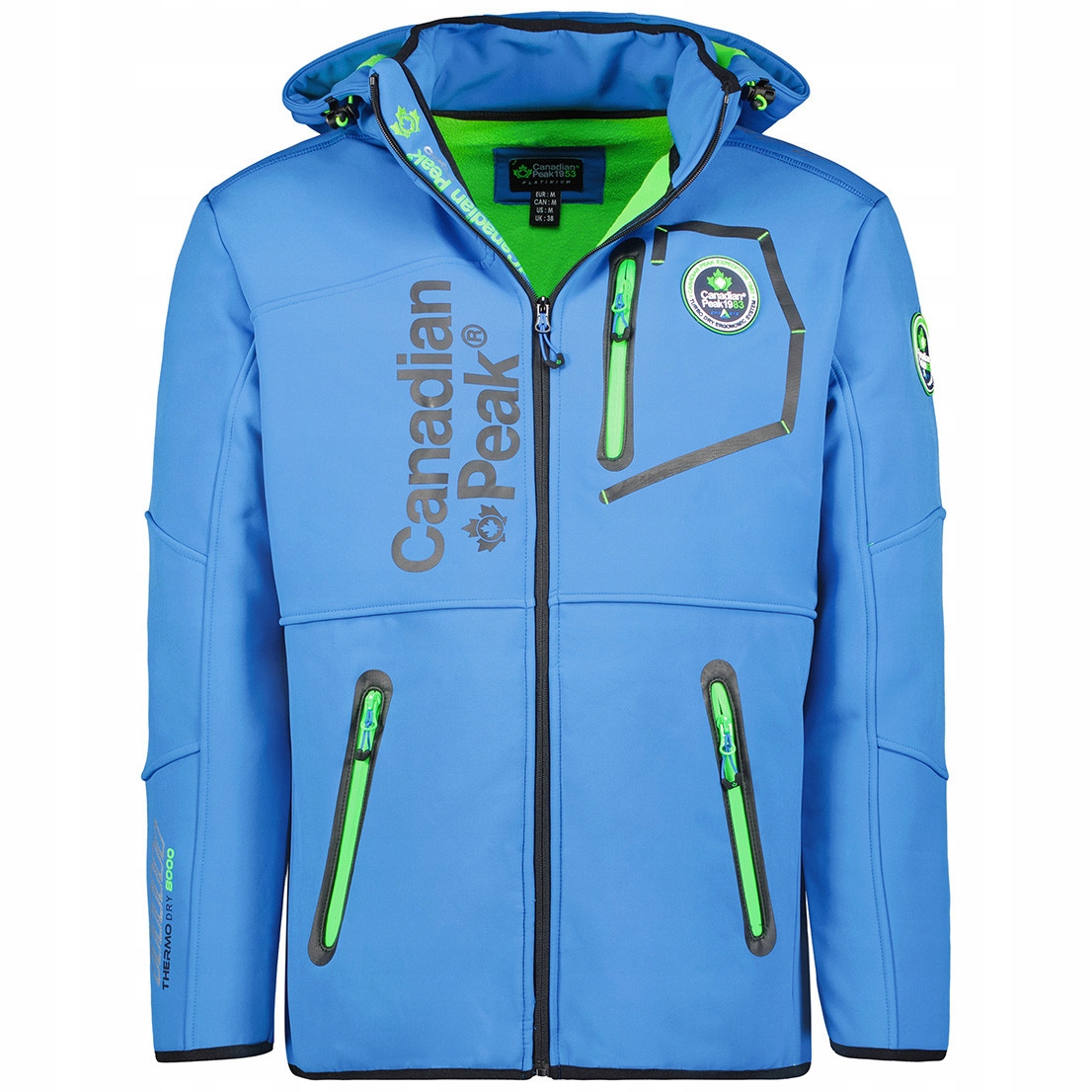 Canadian Peak bunda pánská Tubis Men softshell S modrá