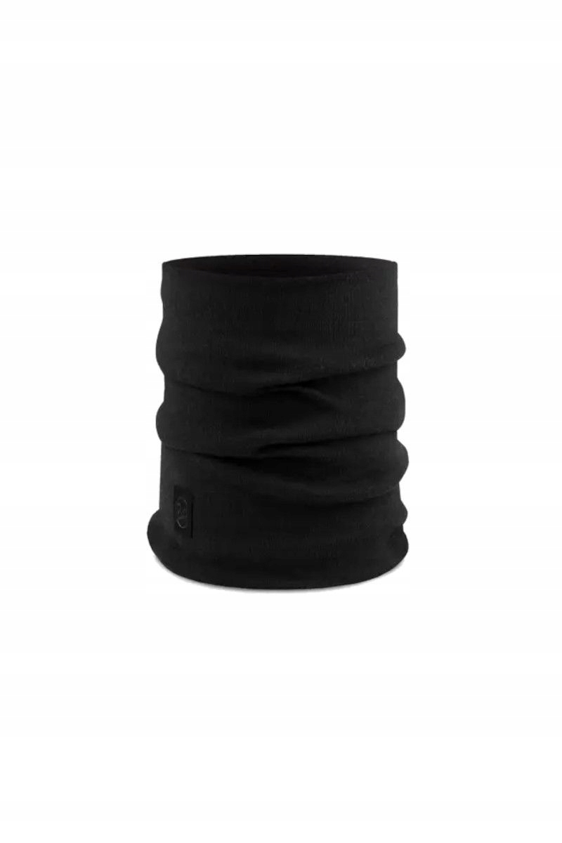 Buff Chusta wielofunkcyjna Merino Heavyweight Solid Black uni