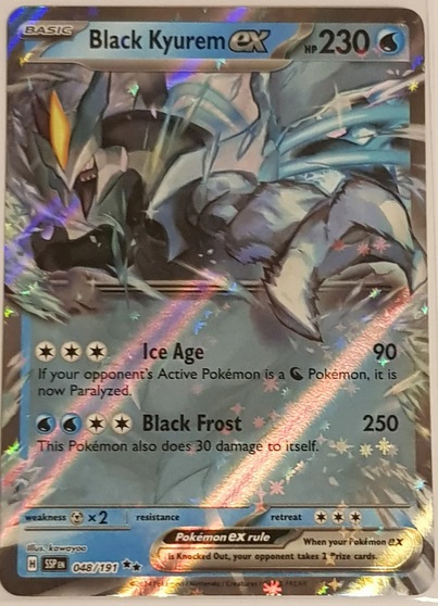 Karta Pokemon TCG Black Kyurem EX (048/191)