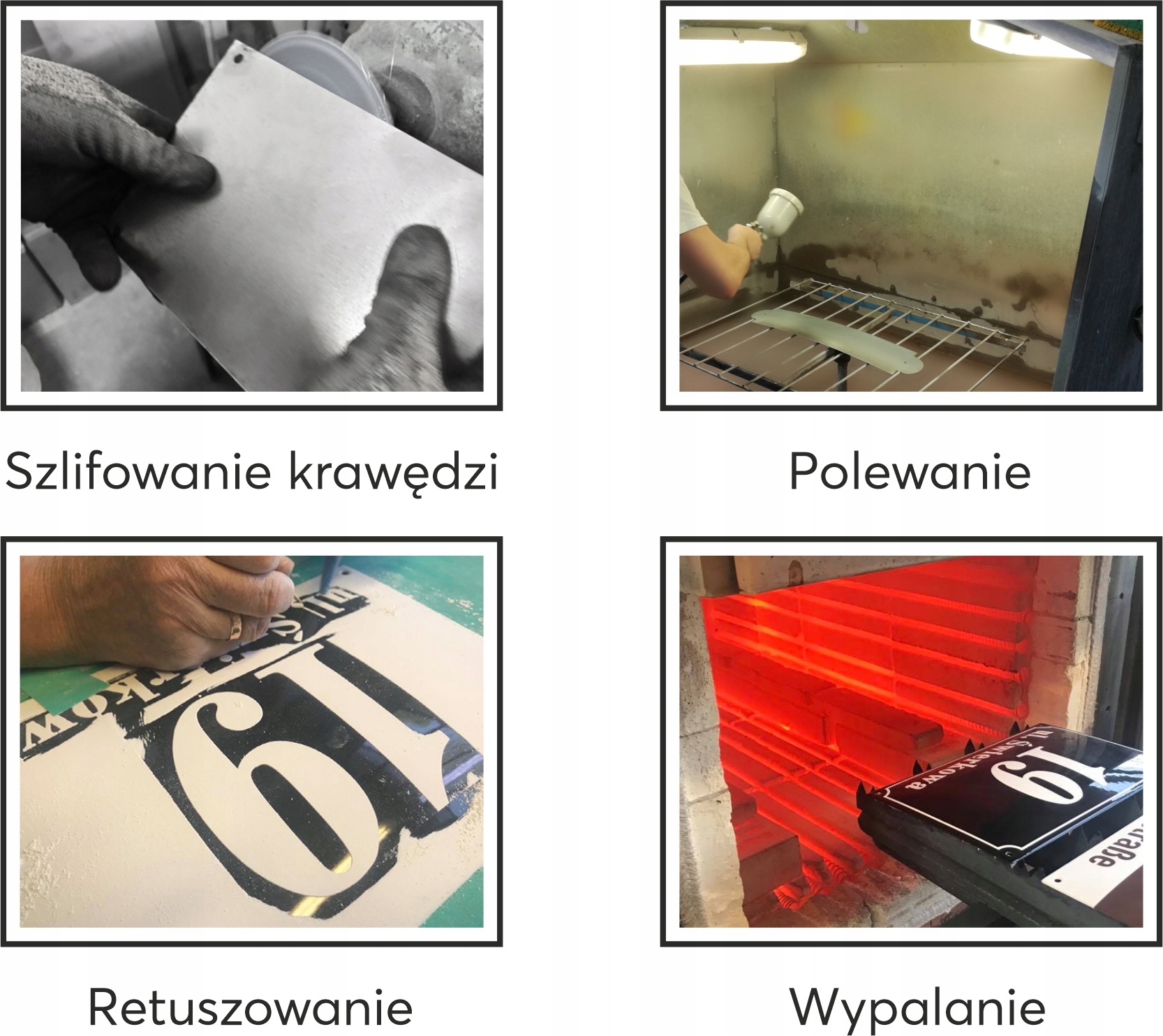 tablica tabliczka adresowa EMALIOWANA 20x30 - GW. Marka Sosenco