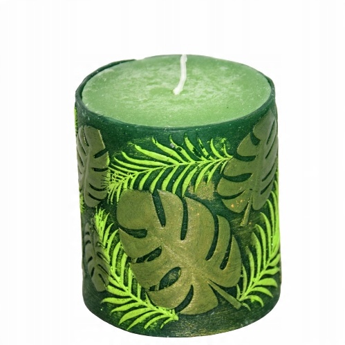 

Świeca Zielona Monstera Mała 8cm
