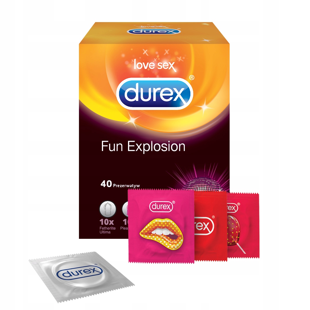 

Durex Fun explosion zestaw prezerwatyw MIX 40SZT