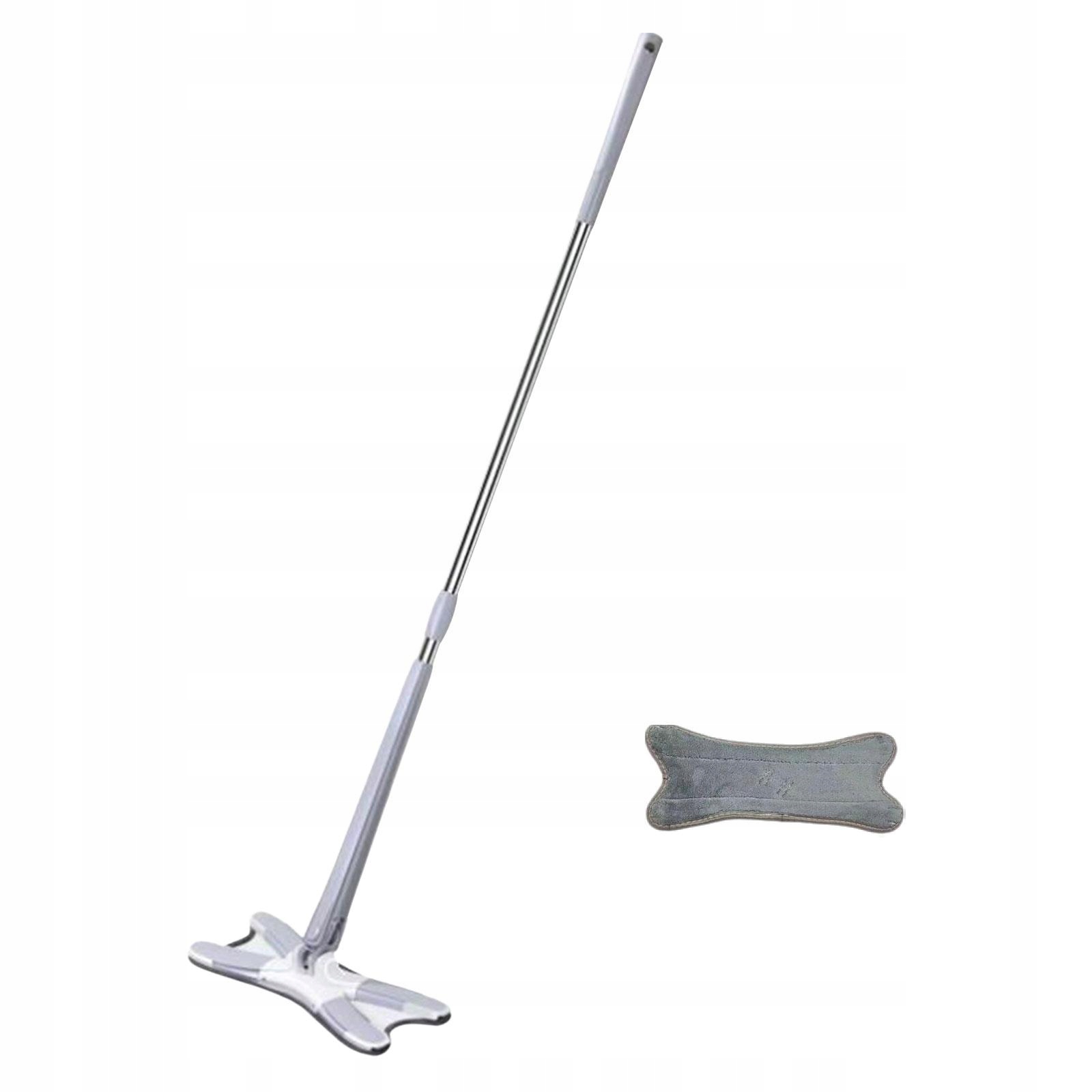 Mop z mikrofibry x Type Płaski mop do podłóg Szary