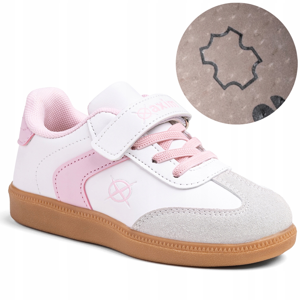 Buty sportowe dziewczęce w.SKÓRA zamienne Szkolne lekkie Axim 31