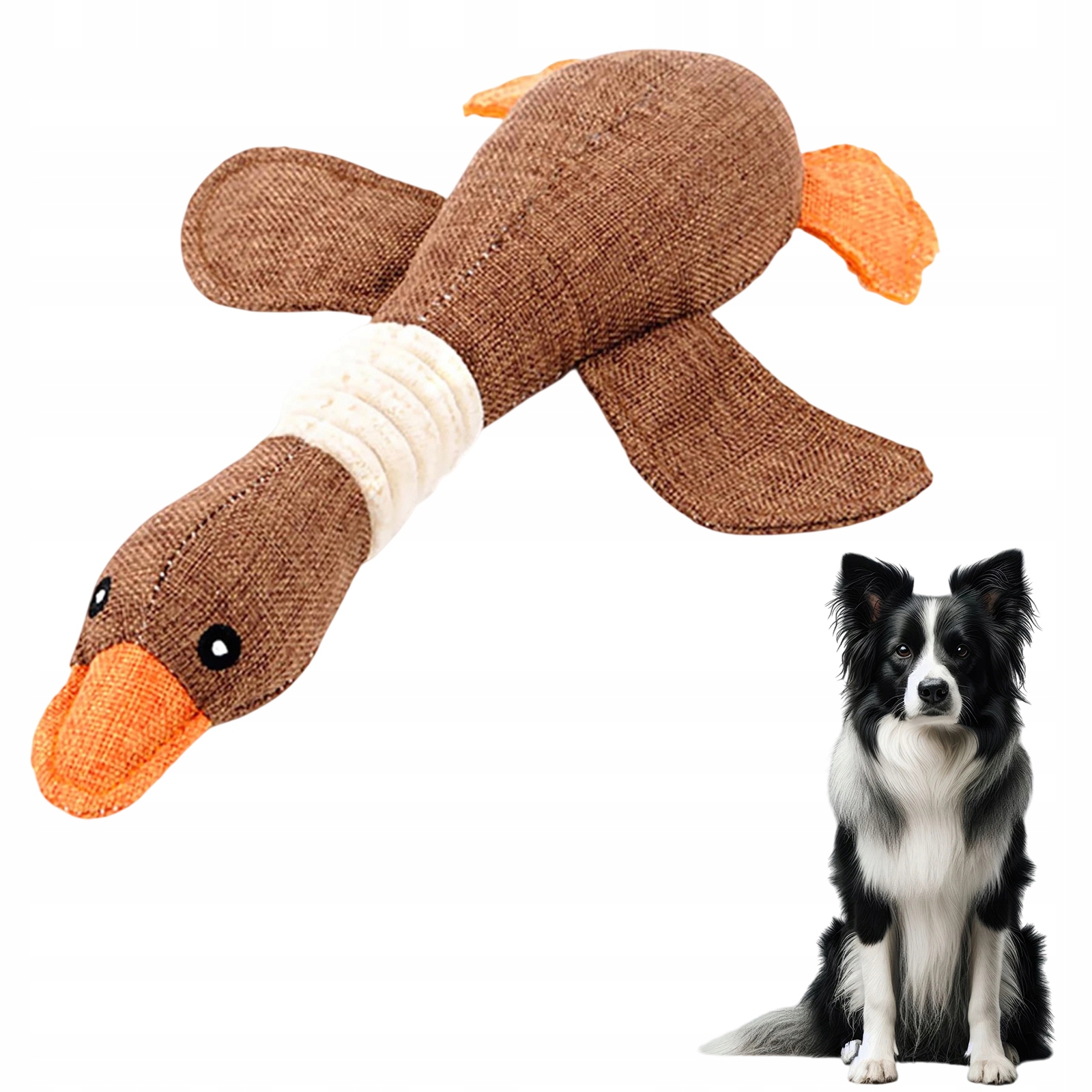 Levně Kousátko Pro Psa Odolná Hračka Pro Malé Střední A Velké Psy Hnědá