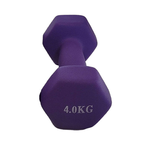 

Hantelki do ćwiczeń 1x4kg Ciężarki Hantle 4kg