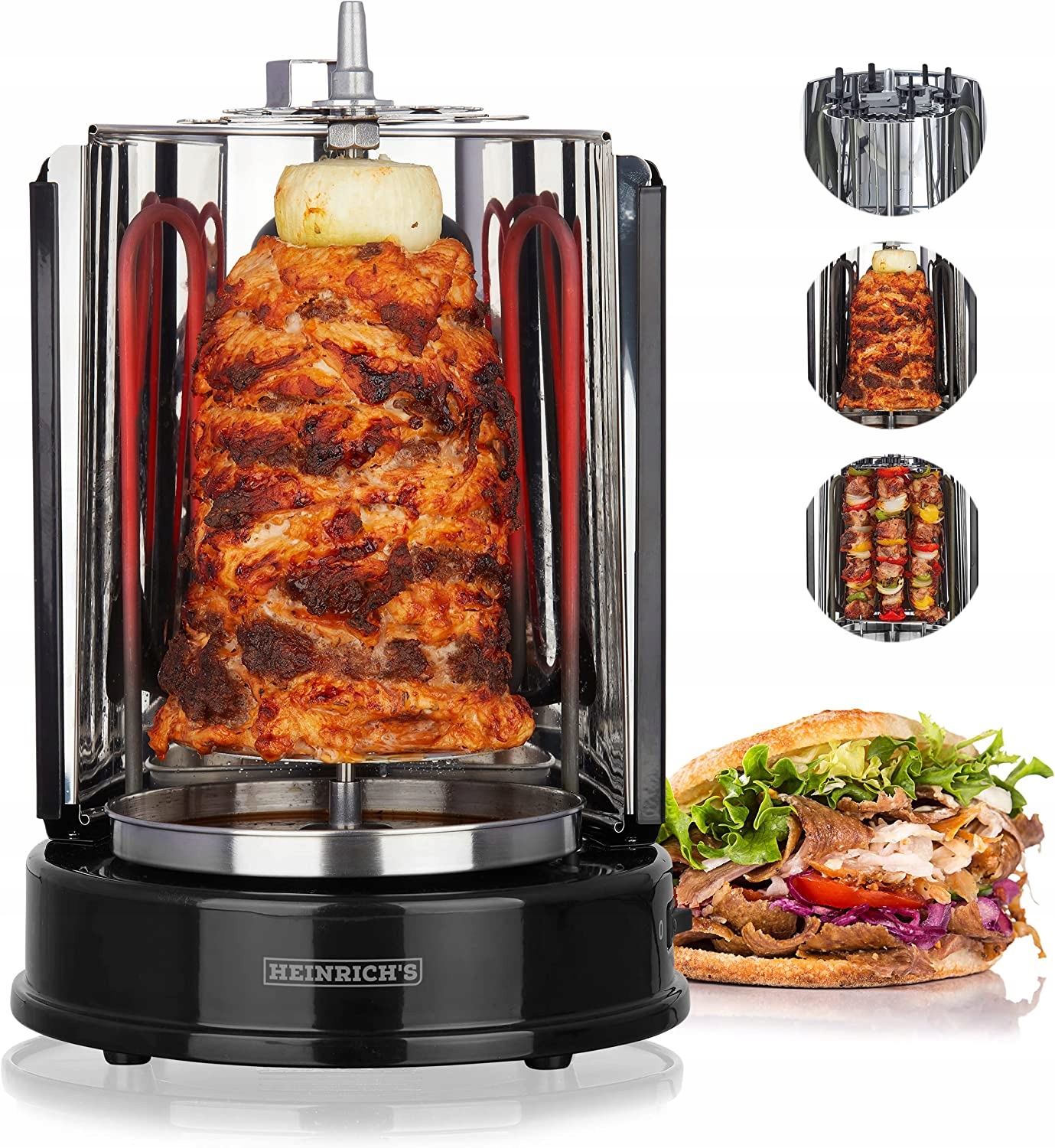 

Opiekacz Grill Kebaba Kurczaka Szaszłyków Rożen