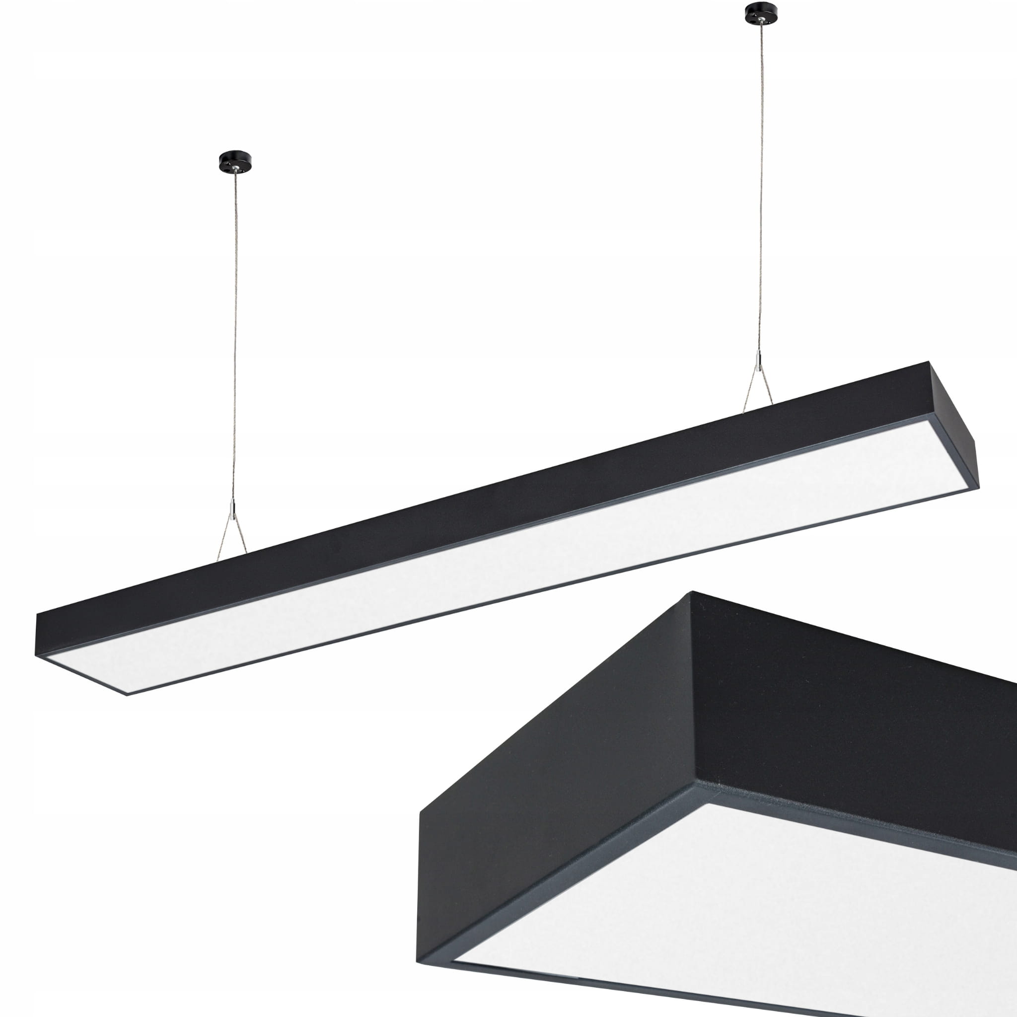 Lampa Led wisząca liniowa biurowa 120cm 50W CCD